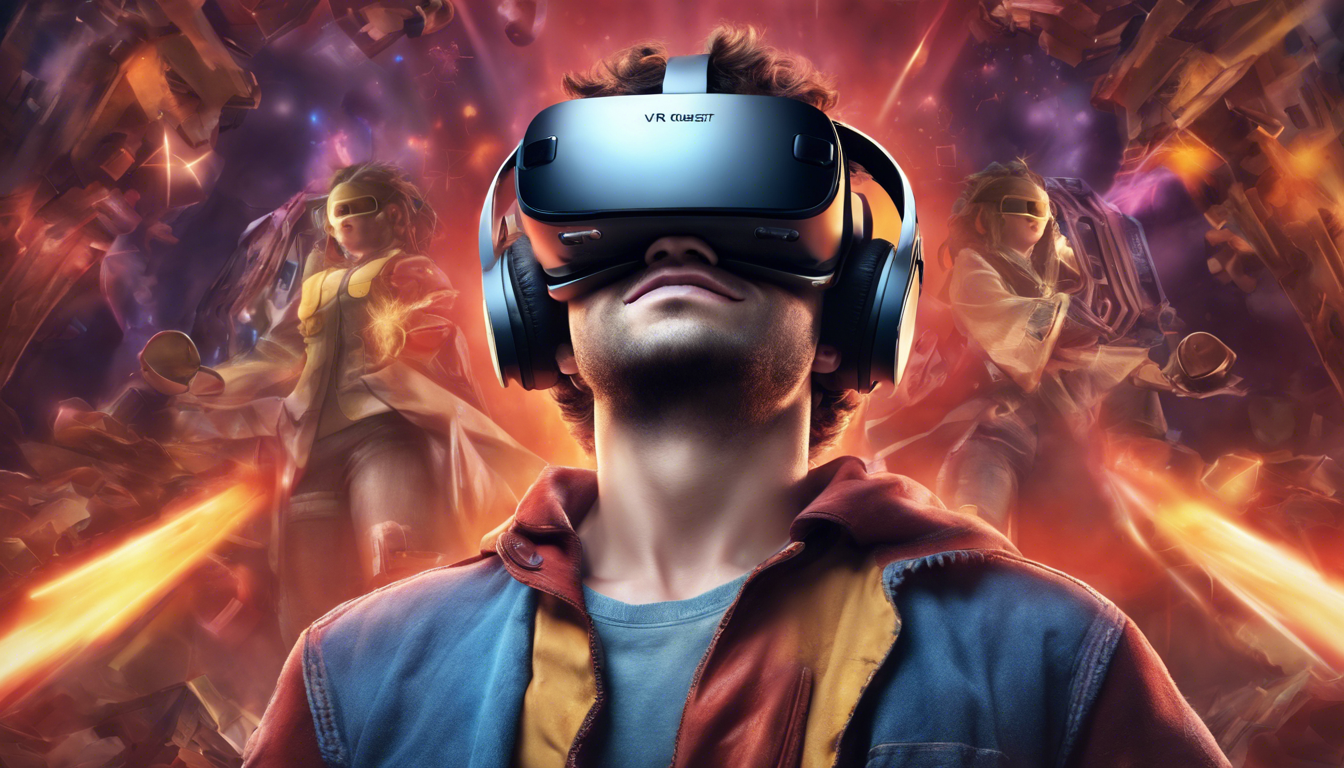 découvrez le casque vr meta quest 2, le futur du divertissement virtuel. plongez dans une expérience immersive et révolutionnaire.