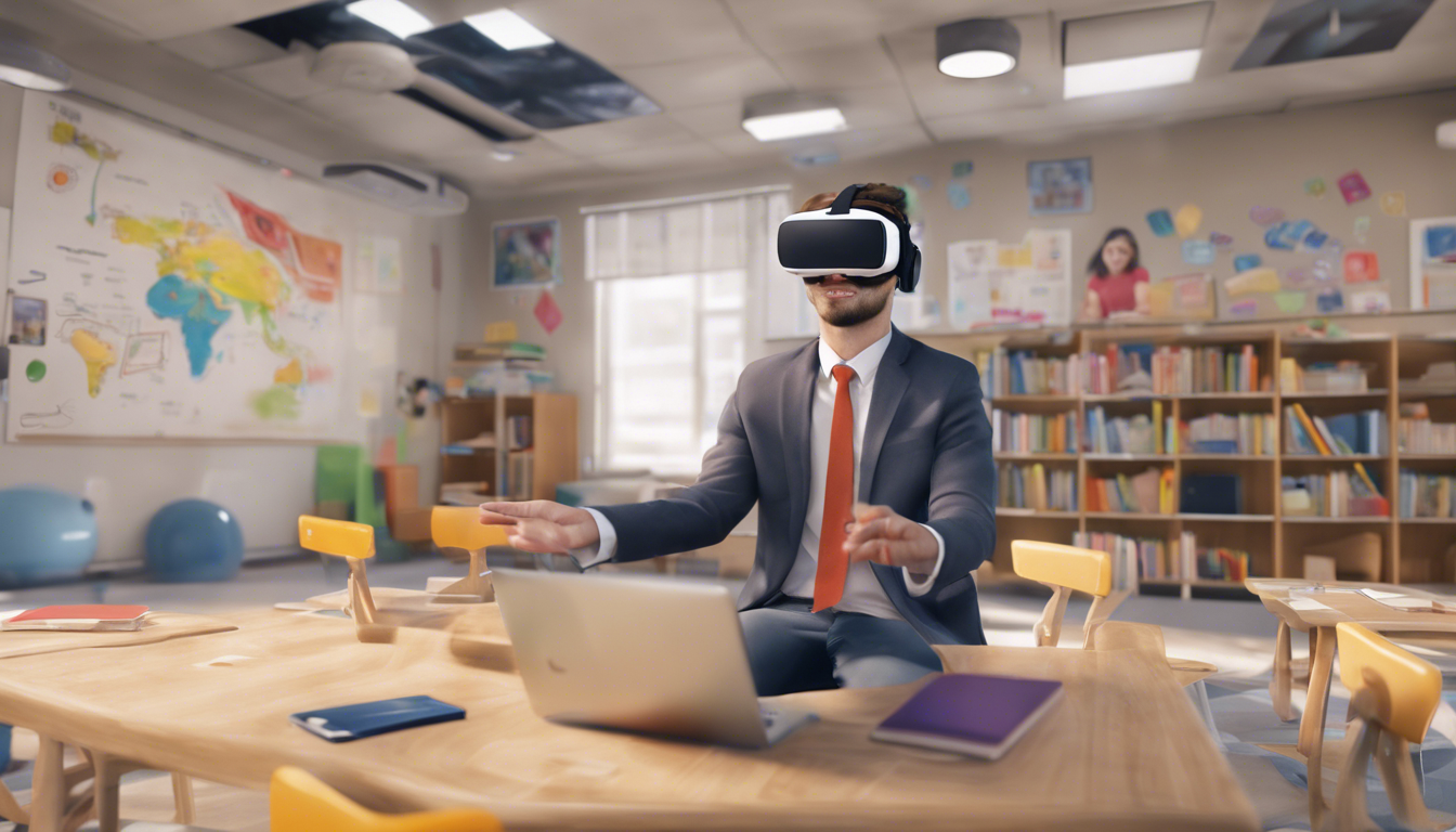 découvrez les multiples applications éducatives de la réalité virtuelle et son impact sur l'apprentissage.