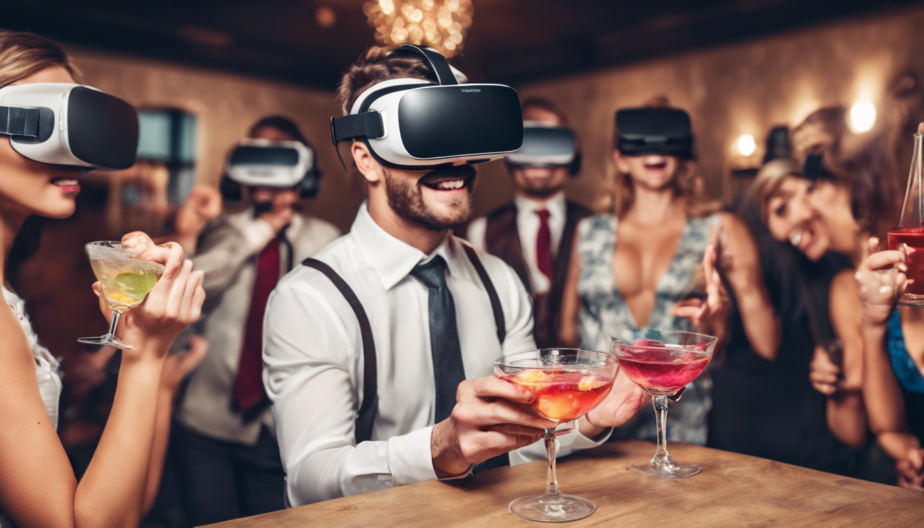 découvrez une expérience de réalité virtuelle inédite avec notre simulateur de réalité virtuelle pour des cocktails d'entreprise inoubliables. louez dès maintenant et plongez vos invités dans un univers virtuel captivant !