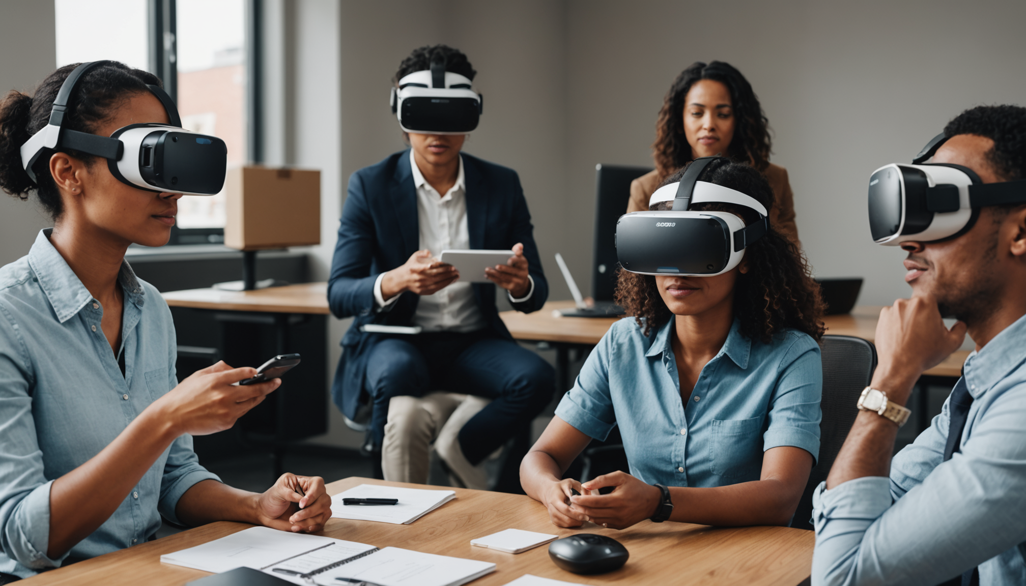 découvrez notre formation en réalité virtuelle dédiée à la création d'un environnement de travail inclusif. apprenez à renforcer la diversité au sein de votre équipe grâce à des simulations immersives et des stratégies innovantes.