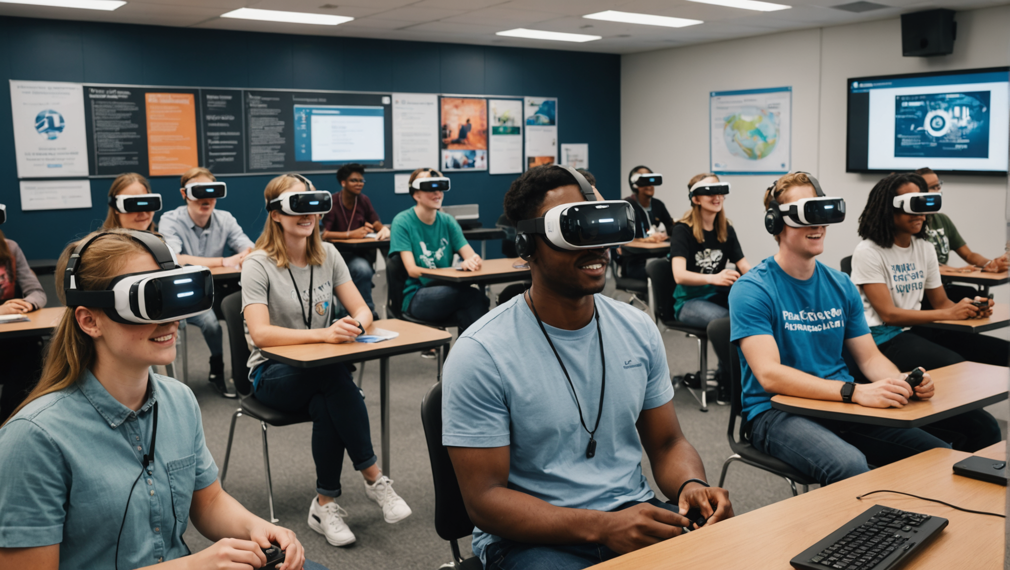 découvrez comment notre programme innovant intègre la réalité virtuelle dans le séminaire de première année, offrant aux étudiants une expérience d'apprentissage immersive et enrichissante. rejoignez-nous pour transformer la manière d'enseigner et d'apprendre grâce aux technologies modernes.