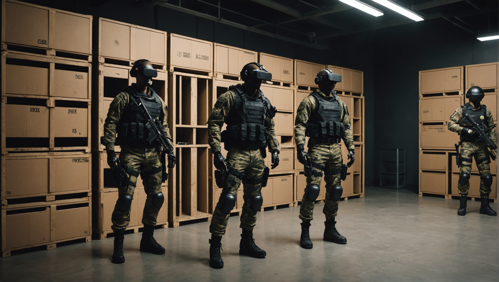 découvrez le tout nouveau mode deathmatch du jeu de tir en réalité virtuelle 'cache-cache', où l'action intense rencontre l'ingéniosité des mannequins. affrontez vos ennemis dans des combats palpitants et plongez dans une expérience immersive où stratégie et réflexes sont les clés de la victoire. rejoignez la bataille maintenant!