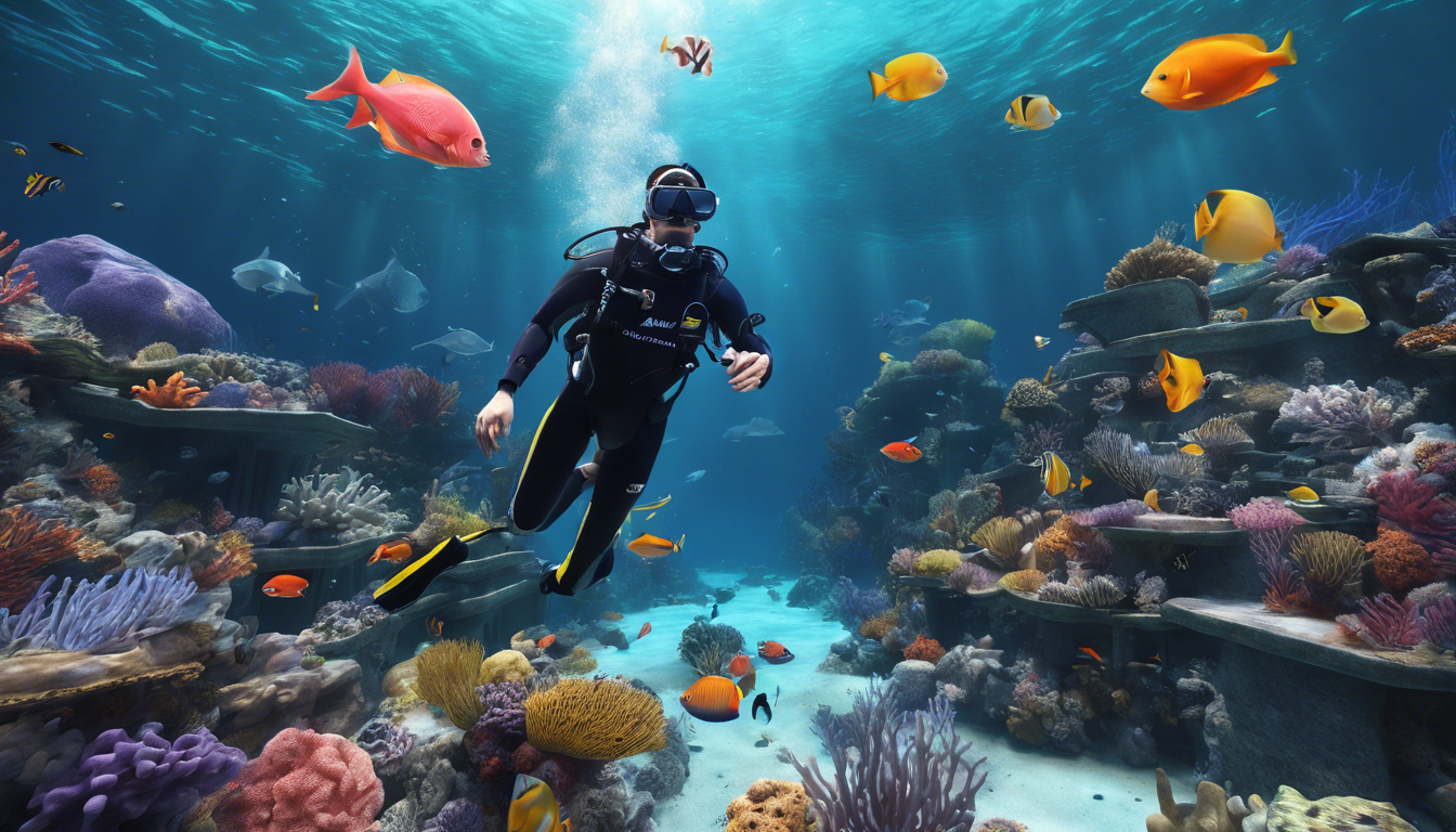 vivez une aventure sous-marine immersive grâce à notre expérience de plongée en réalité virtuelle. plongez dans des océans fascinants, explorez des récifs coralliens et découvrez la vie marine sans jamais quitter votre salon. préparez-vous à une exploration inoubliable sous les vagues !