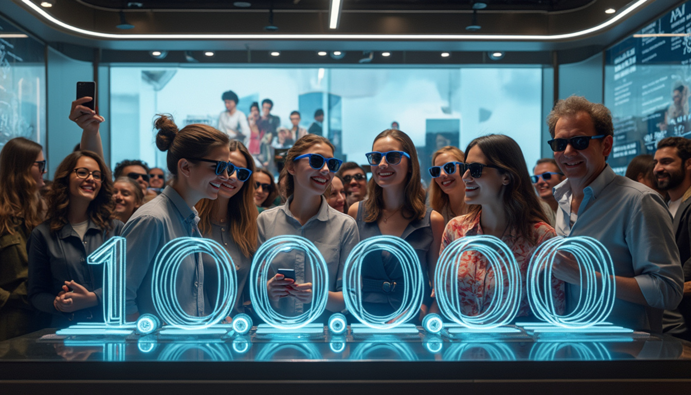 découvrez comment les lunettes meta de ray-ban ont atteint le cap impressionnant d'un million d'unités vendues en 2024, alliant style, technologie et innovations révolutionnaires dans le monde de l'optique.