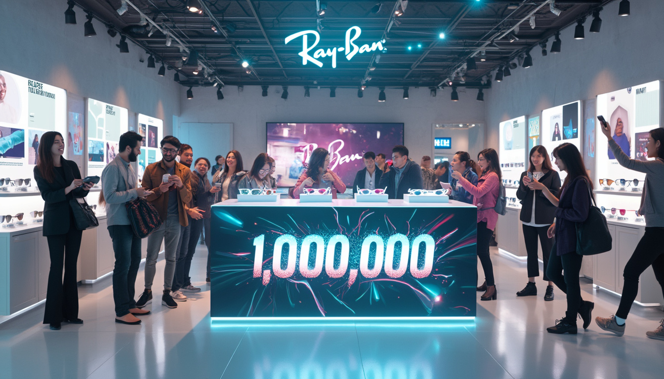 découvrez le succès fulgurant des lunettes meta de ray-ban, qui ont franchi le cap impressionnant d'un million d'unités vendues en 2024. plongez dans l'univers innovant de ces lunettes connectées, alliant style et technologie, et apprenez pourquoi elles séduisent tant d'utilisateurs à travers le monde.