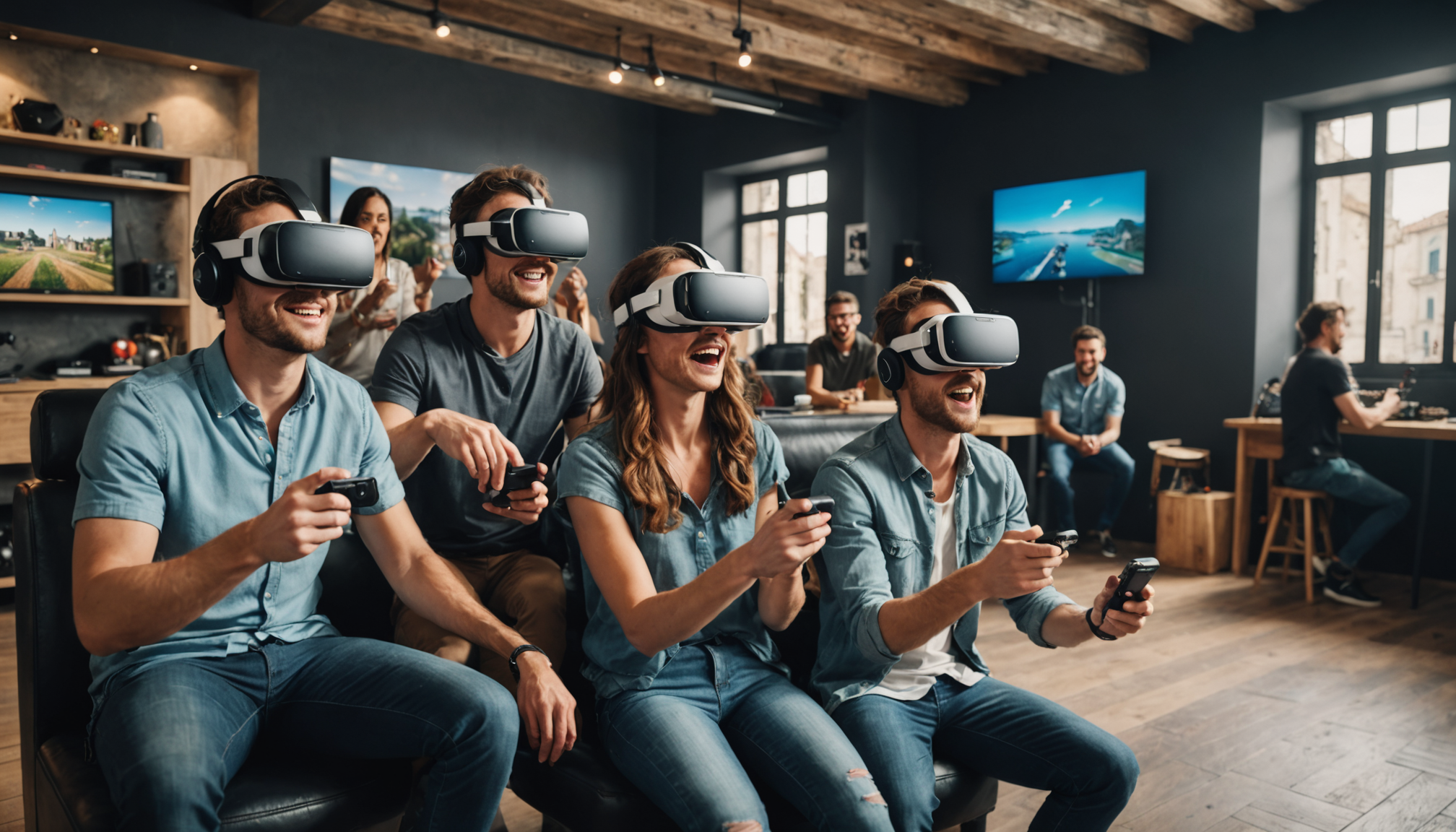 découvrez l'excitation de la réalité virtuelle avec notre service de location de simulateur vr à avignon. vivez des expériences immersives inoubliables, que ce soit pour des événements privés, des soirées entre amis ou des activités en famille. réservez maintenant et plongez dans l'aventure !