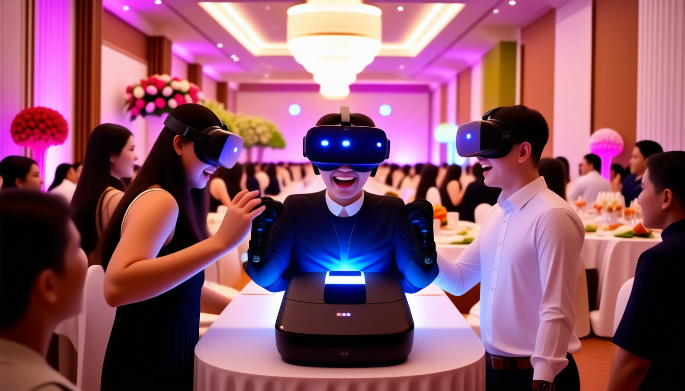 découvrez une expérience immersive inoubliable en louant un simulateur de réalité virtuelle pour votre événement. transformez votre salle de réception en un espace captivant qui fascinera vos invités et rendra votre occasion unique.