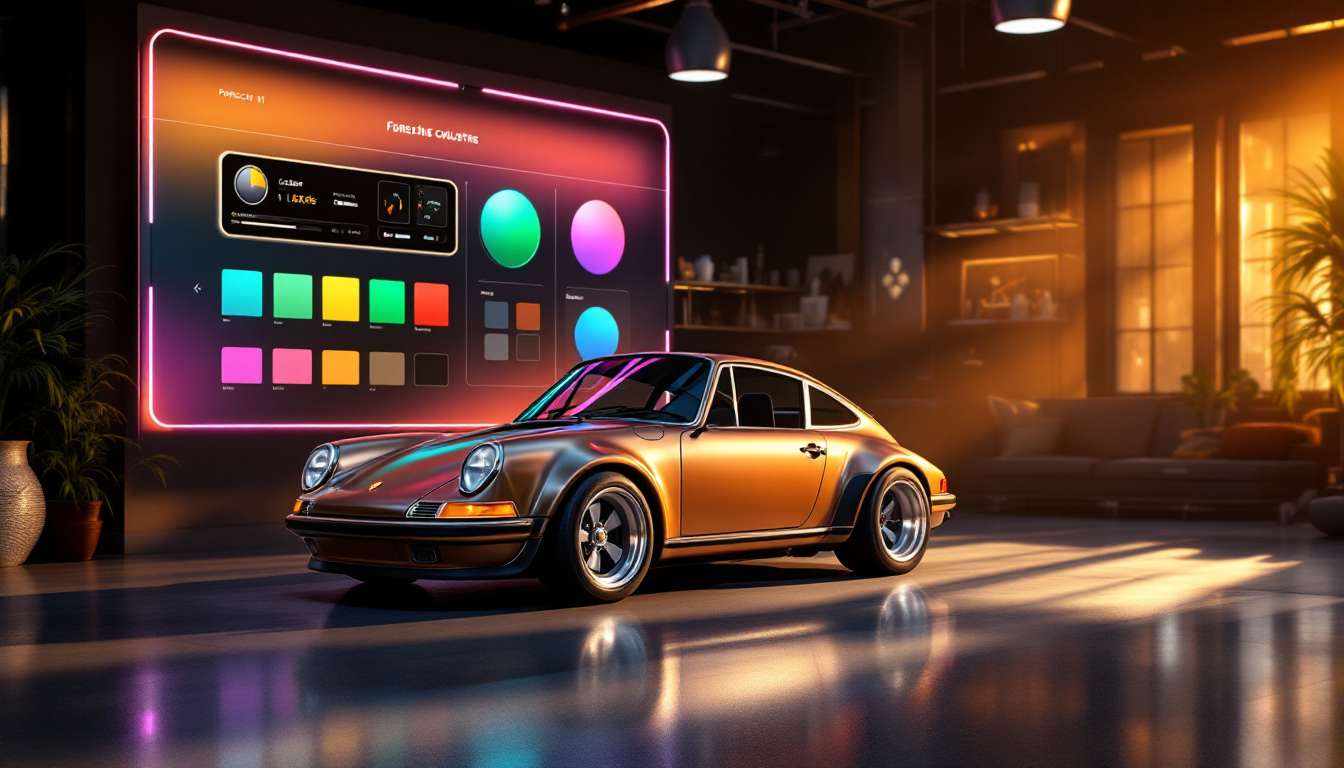 découvrez l'application apple vision pro de porsche, qui vous offre la possibilité de personnaliser votre propre 911 inspirée des années 70. plongez dans l'univers intemporel de porsche et laissez libre cours à votre créativité pour créer un modèle unique qui allie classicisme et technologie moderne.