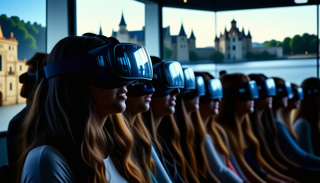 plongez dans une expérience virtuelle inédite à nantes ! notre simulation de réalité virtuelle vous transporte dans des mondes fascinants. réservez dès maintenant et vivez une aventure immersive qui stimule vos sens et éveille votre imagination.
