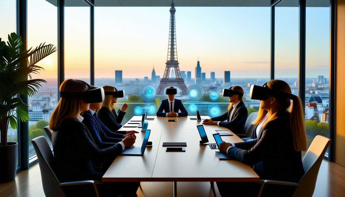 découvrez une expérience révolutionnaire en louant un simulateur vr à paris pour vos réunions immersives. transformez vos présentations en moments captivants et engageants, tout en stimulant la créativité et la collaboration au sein de votre équipe. réservez dès maintenant pour une expérience unique !