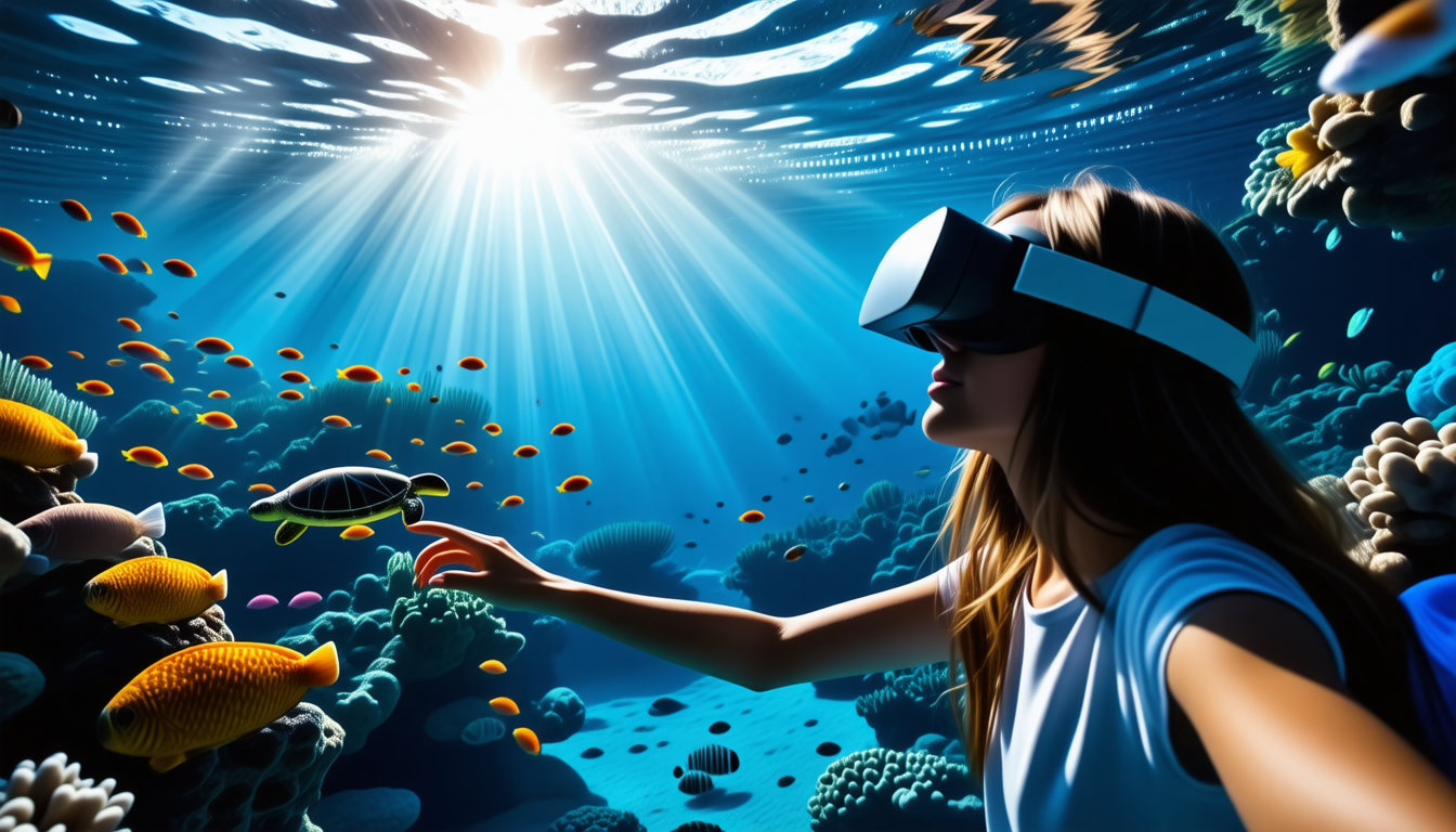 découvrez l'expérience immersive de plongée en apnée virtuelle offerte par notre simulateur vr. explorez des fonds marins époustouflants, évoluez parmi les poissons multicolores et vivez des sensations inédites sans vous mouiller. plongez dans l'aventure dès maintenant!