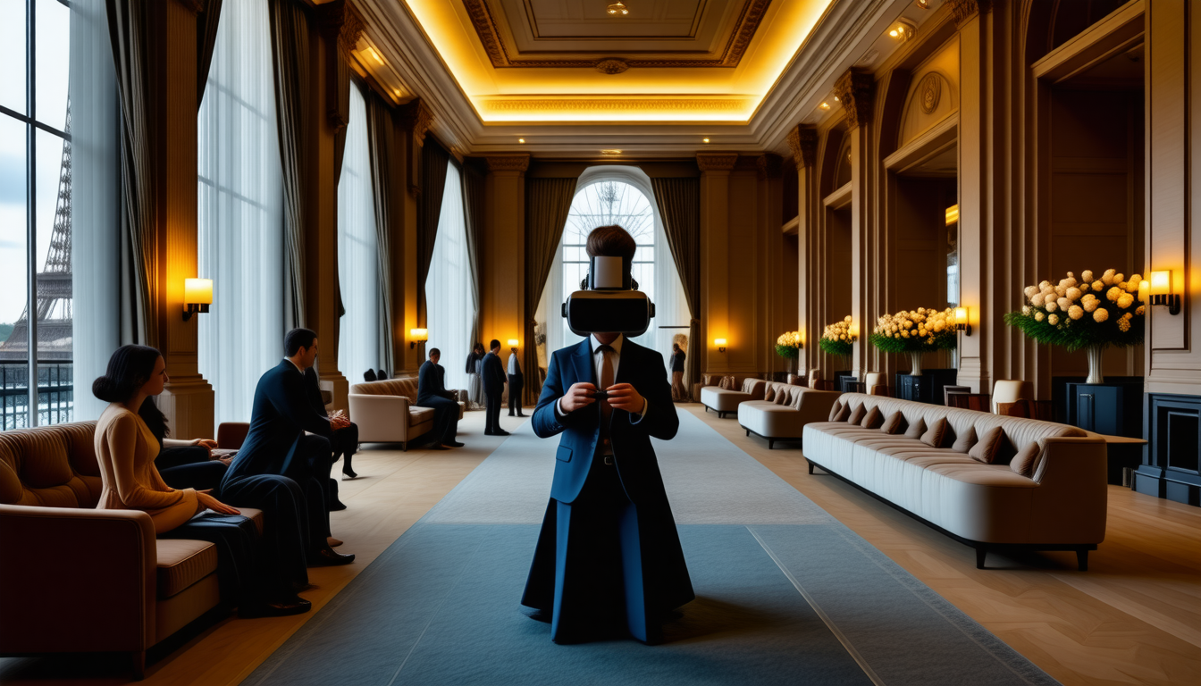 découvrez un hôtel unique à paris qui vous propose une expérience hors du commun avec la location de simulateur de réalité virtuelle. profitez d'un séjour alliant confort et innovation au cœur de la capitale française. réservez dès maintenant pour vivre des moments inoubliables !