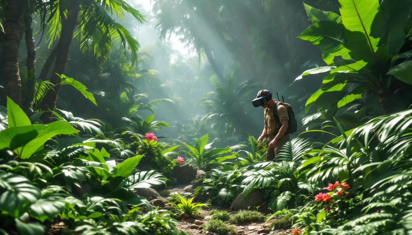 découvrez green hell vr dans sa nouvelle version améliorée visuellement sur quest 3, avec l'introduction passionnante de la culture des plantes. plongez dans un monde immersif où explorations et innovations se conjuguent pour enrichir votre expérience de survie en milieu naturel.