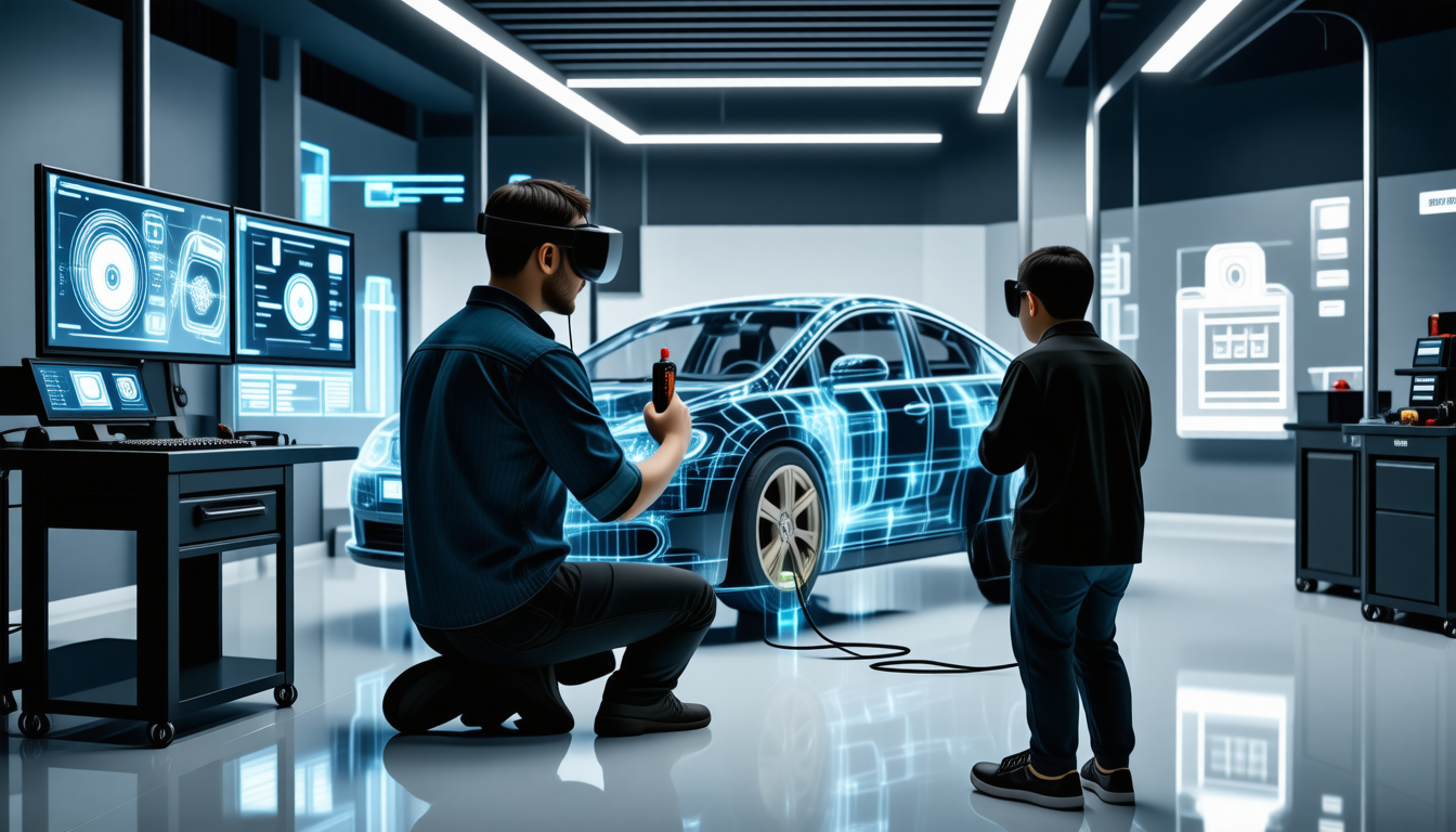 découvrez le simulateur de réparation automobile vr, une révolution technologique qui permet aux professionnels et passionnés d'apprendre et de perfectionner leurs compétences en mécanique. explorez les fonctionnalités immersives et pédagogiques de cet outil innovant qui transforme la formation en atelier grâce à la réalité virtuelle.