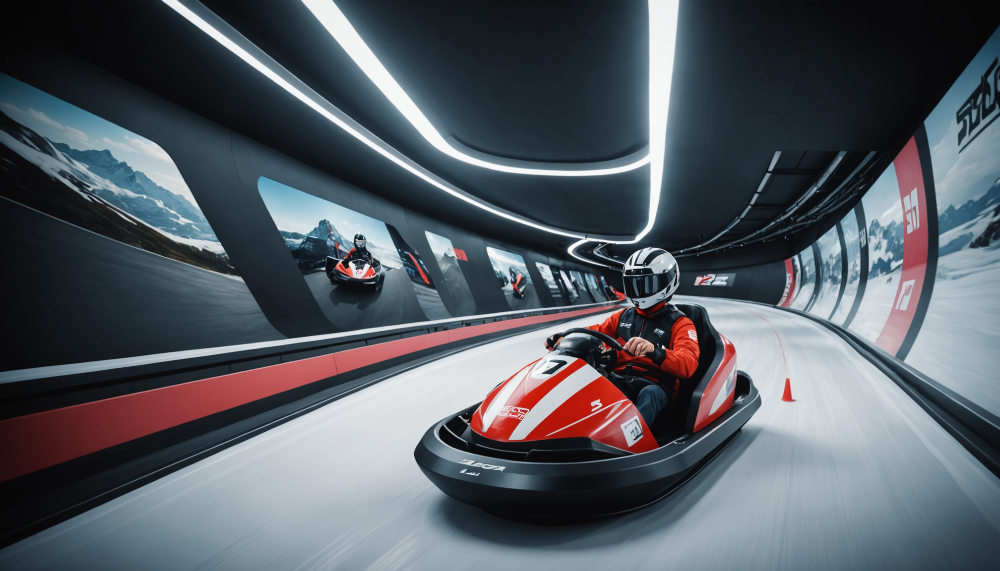 découvrez le simulateur de luge vr : une expérience immersive en réalité virtuelle qui vous fait dévaler des pistes enneigées comme si vous y étiez. sensations fortes garanties !