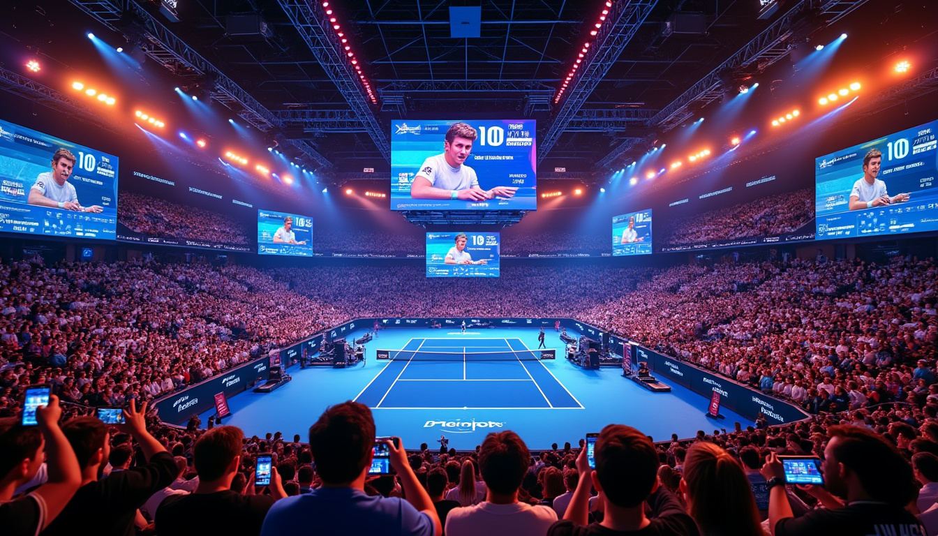 participez à l’excitation du tournoi en direct de tennis esports à las vegas, avec 100 000 $ en jeu ! vivez une expérience immersive et inoubliable dédiée aux passionnés de tennis virtuel.
