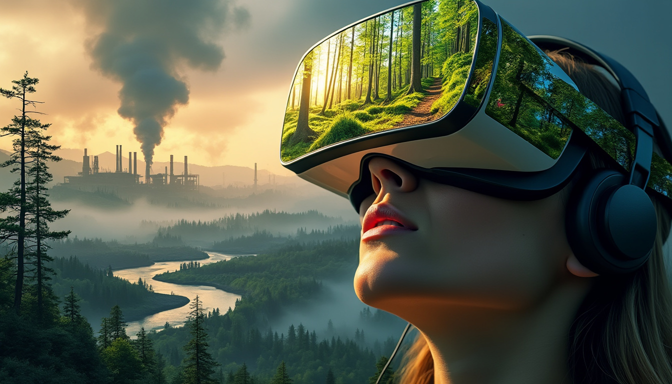 découvrez comment la réalité virtuelle révèle et sensibilise aux enjeux climatiques invisibles, en proposant une expérience immersive pour mieux comprendre l'impact de nos actions sur la planète.