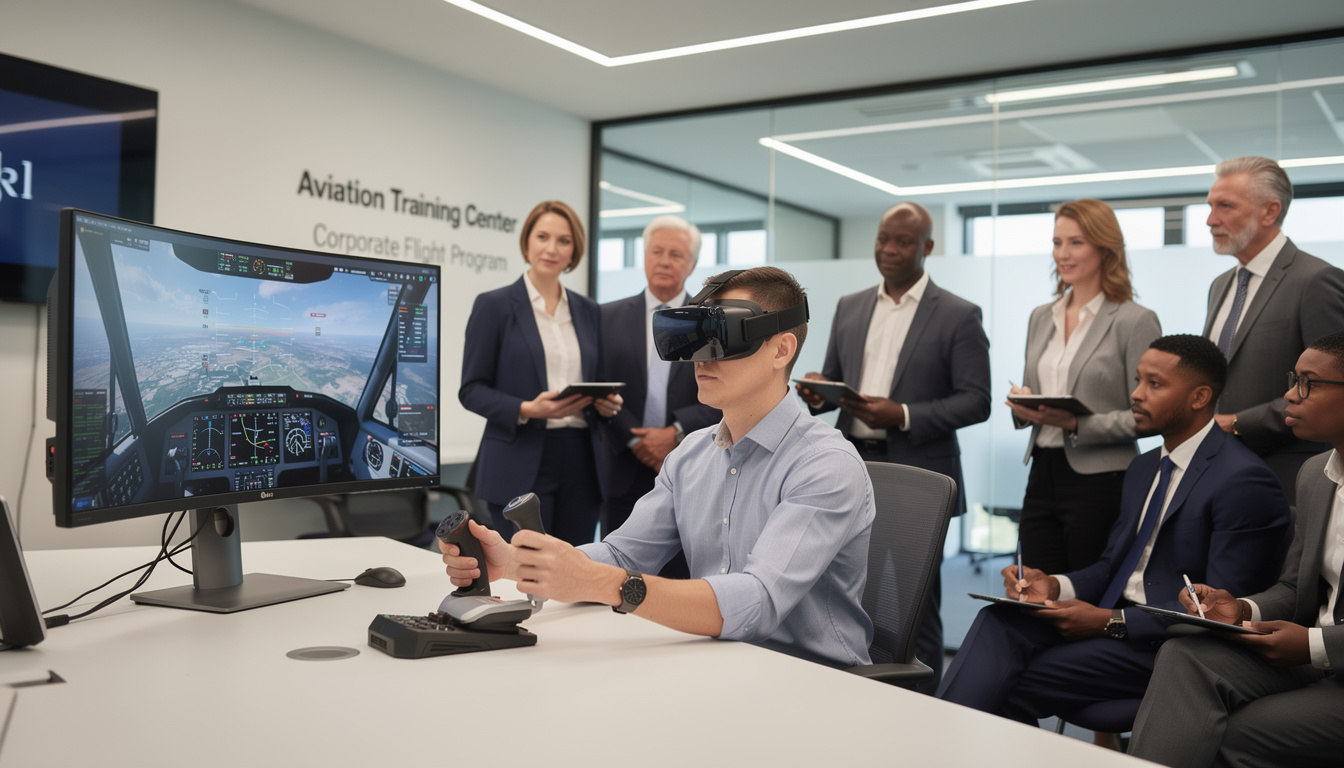 découvrez comment les expériences de pilotage en réalité virtuelle captivent les entreprises en offrant formation immersive et innovation technologique.
