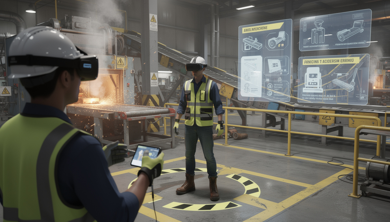 découvrez comment la formation immersive avec des simulateurs vr réduit de 40% les risques d'accidents du travail en offrant un entraînement réaliste et sécurisé.