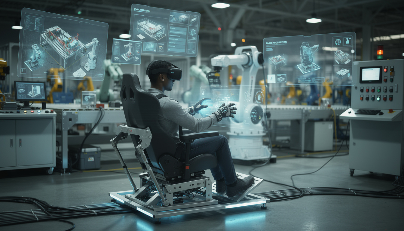 découvrez comment le vrac haptique et les sièges dynamiques révolutionnent l'expérience en réalité virtuelle en offrant un ressenti physique immersif et réaliste.