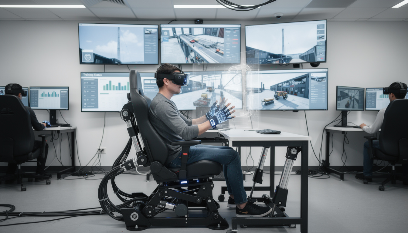 découvrez comment le vrac haptique et les sièges dynamiques révolutionnent la réalité virtuelle en offrant un ressenti physique immersif qui change totalement l'expérience utilisateur.