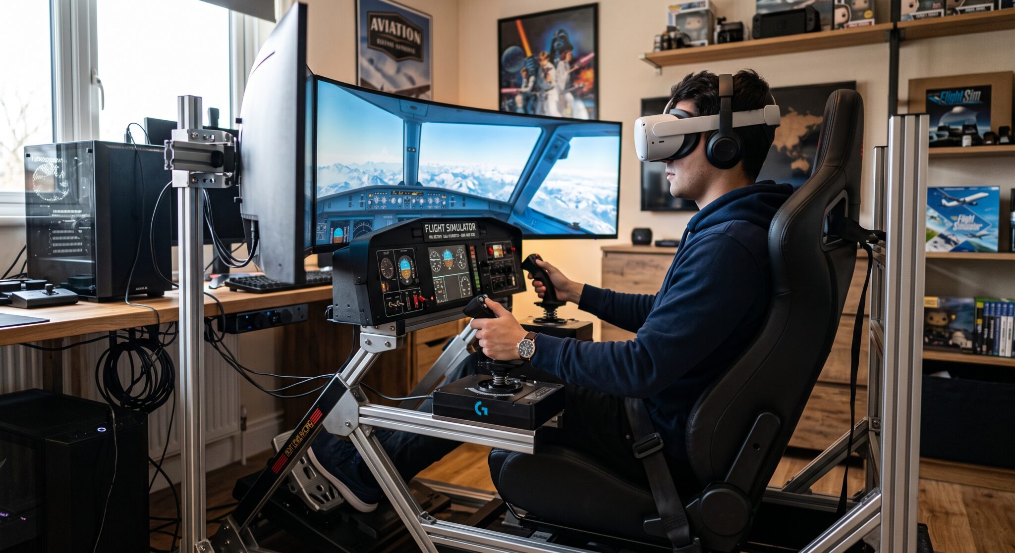 Simulateur avion VR : comment ça fonctionne ?