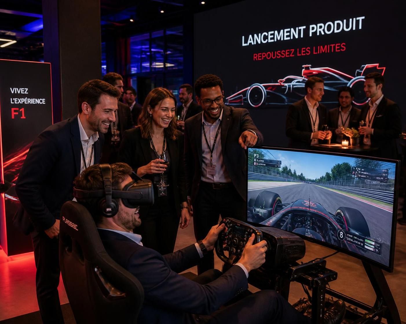 découvrez comment intégrer un simulateur vr de formule 1 lors de votre soirée de lancement produit pour offrir une expérience immersive et captivante à vos invités.