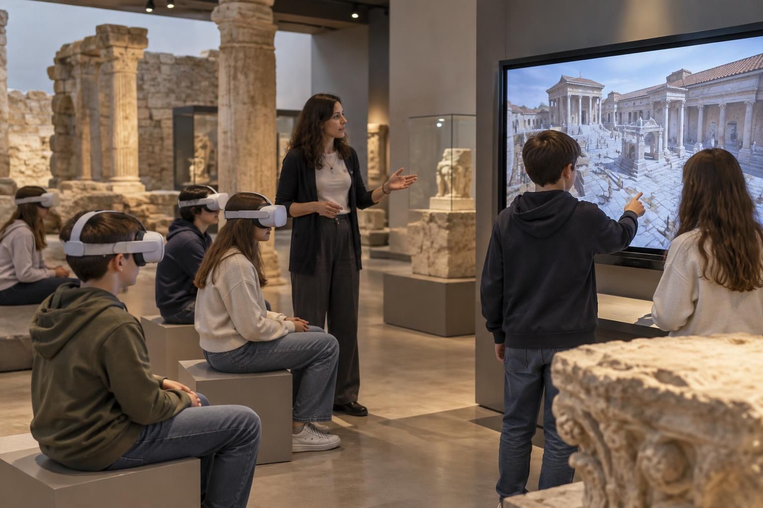 explorez comment la réalité virtuelle fait revivre des lieux disparus et offre aux visiteurs des musées une expérience immersive et inédite.